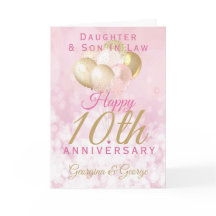 Glamoroso hijo de hija en décimo aniversario de bo