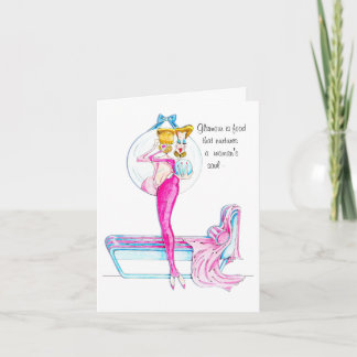 Tarjeta Glamour Vanity card/ debe ver por dentro!