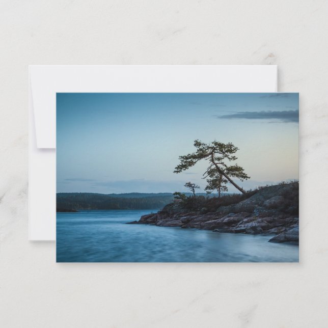 Tarjeta Glaskogen Suecia (Anverso)