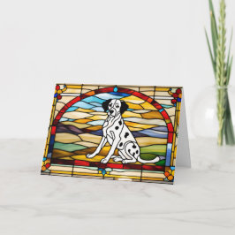 Tarjeta Glass Dalmatian Stainan