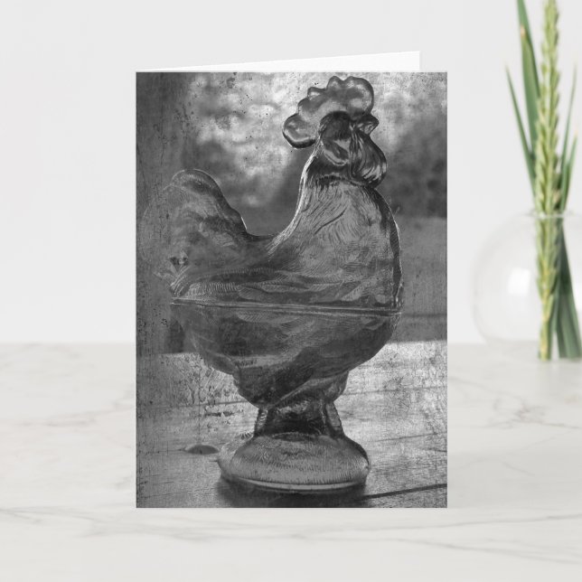 Tarjeta Glass Rooster (Anverso)