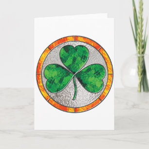 Tarjeta Glass Shamrock
