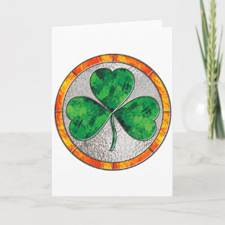 Tarjeta Glass Shamrock