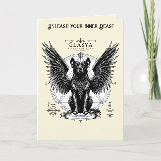 Tarjeta Glasya Desatadas Alas de la Goetia (Anverso)
