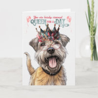Glen of Imaal Terrier Dog Queen Funny Cumpleaños