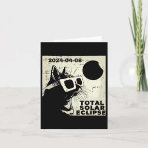 Tarjeta Gles Total Eclipse Solar Abril 8 2024 Totalidad