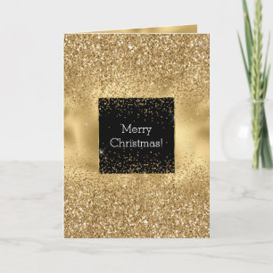 Tarjeta Glitz dorado