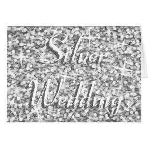 Tarjeta Glitz "Silver" 'Silver Boda'