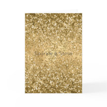 Glitzy Gold Glam Purpurina Sparkle