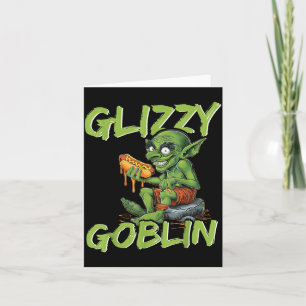 Tarjeta Glizzy Duende Divertido Glizzy Comedor de Perros C