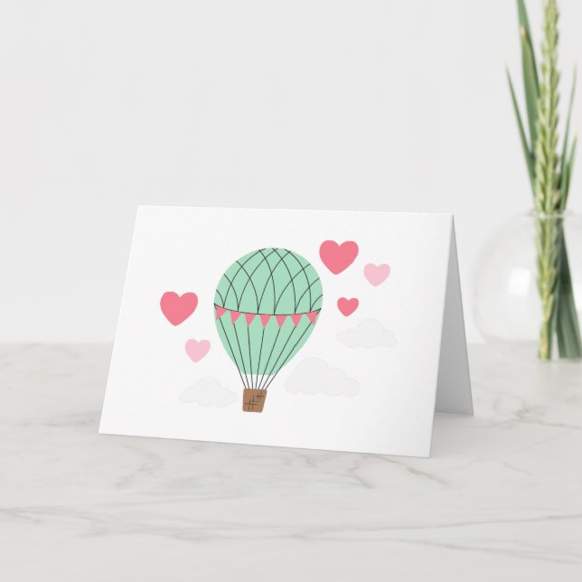 Tarjeta Globo de amor (Anverso)