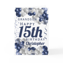 Globo de la marina de cumpleaños número 15