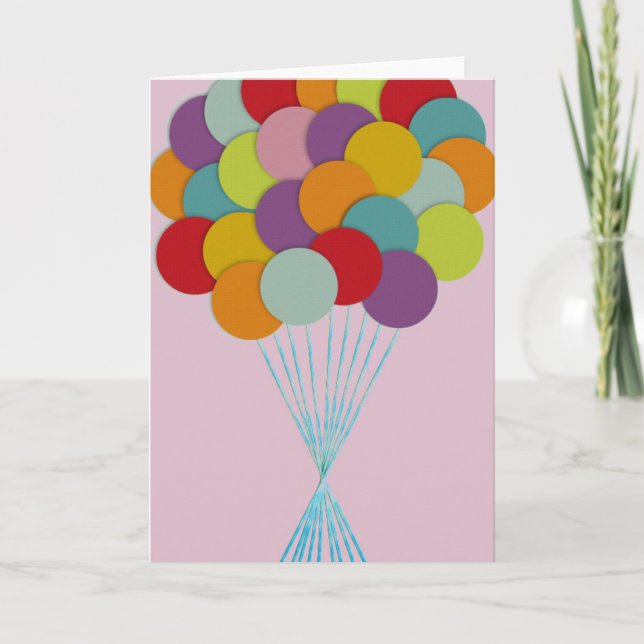 Tarjeta Globos (Anverso)