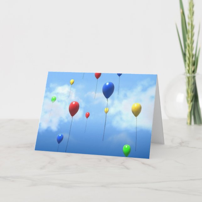 Tarjeta Globos (Anverso)