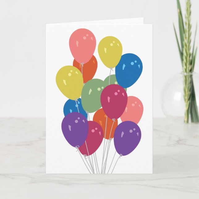 Tarjeta Globos (Anverso)