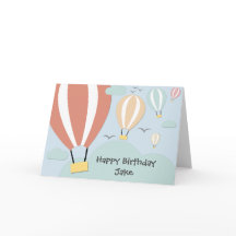 Globos de aire caliente personalizados