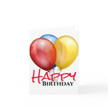 Globos de Cumpleaños Feliz y Deseos de Felicidad