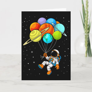 Tarjeta Globos del planeta astronauta Sistema solar Espaci