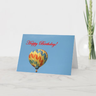 Tarjeta Globos, feliz cumpleaños