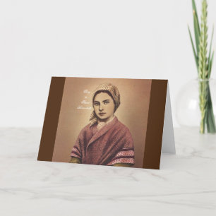 Tarjeta Gloria a San Bernadette