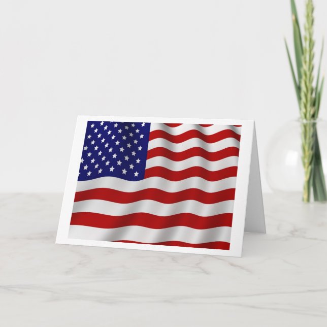 Tarjeta Gloria de antaño del Día de la Bandera (Anverso)