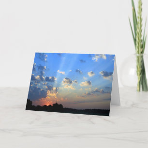 Tarjeta Glorioso amanecer