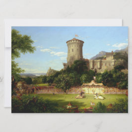 Tarjeta Glorioso pasado (Joust medieval) (Arte de época)