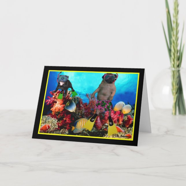 Tarjeta ¡Glub Glub! (Anverso)