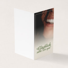 Tarjeta ¡Glücklich steht Dir gut!