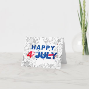 Tarjeta Glücklicher 4 des Juli