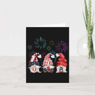 Tarjeta Gnome 4 De Julio Día De La Independencia Día De La