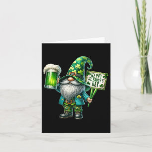 Tarjeta Gnome Bebe Saint Patricks Day Happy St Paddys