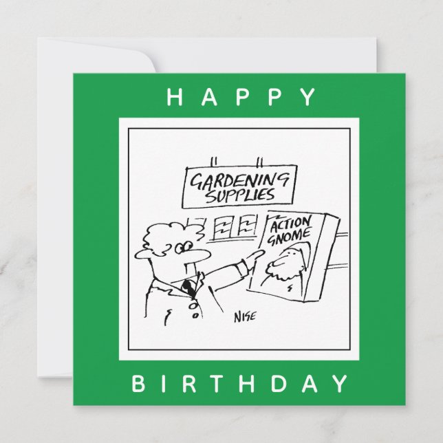 Tarjeta Gnome de acción en el Personalizado del centro de  (Anverso)