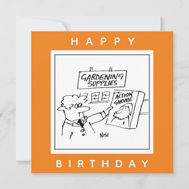 Tarjeta Gnome de acción en el Personalizado del centro de  (Anverso)