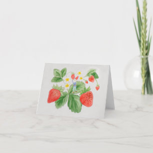 Tarjeta Gnome de fresa