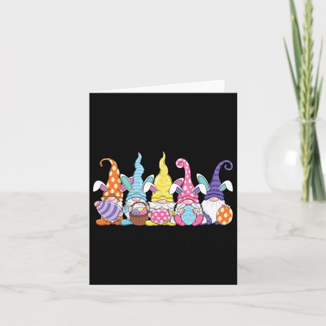 Tarjeta Gnome de la primavera de Semana Santa Conjunta Pas (Anverso)