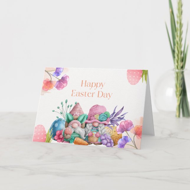 Tarjeta Gnome Easter (Anverso)