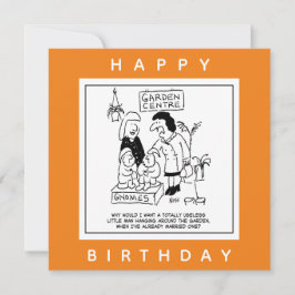 Tarjeta Gnome inútil en el Personalizado del jardín