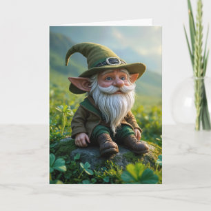 Tarjeta Gnome Irlandés En El Campo De Los Ríos