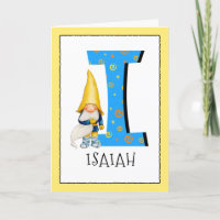 Gnome Niños Carta I Nombre y Edad Cumpleaños Salud