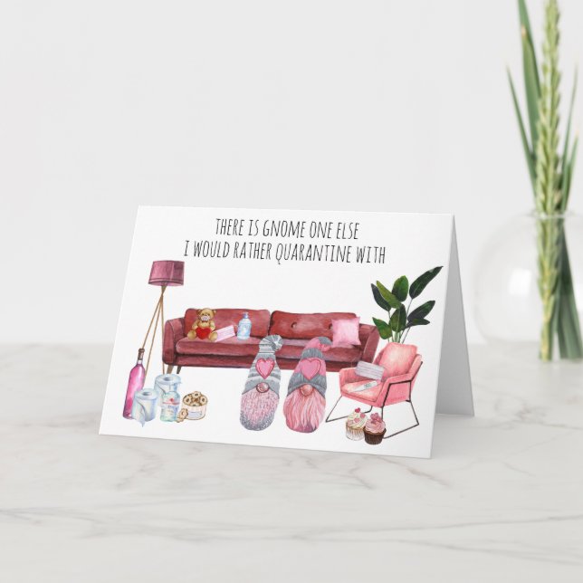 Tarjeta Gnome One Else con el que preferiría cuarentena (Anverso)
