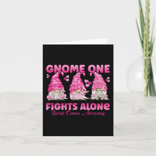 Tarjeta Gnome One solo lucha contra el cáncer de mama rosa