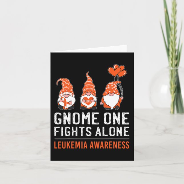 Tarjeta Gnome One solo lucha contra la leucemia y la sensi (Anverso)