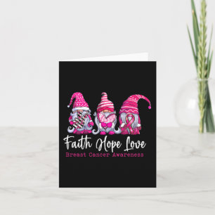 Tarjeta Gnomes Guerrero Rosa Fe Esperanza Amor El Cáncer D