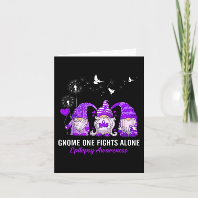 Tarjeta Gnomes One lucha contra la epilepsia La conciencia (Anverso)