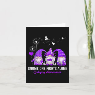 Tarjeta Gnomes One lucha contra la epilepsia La conciencia