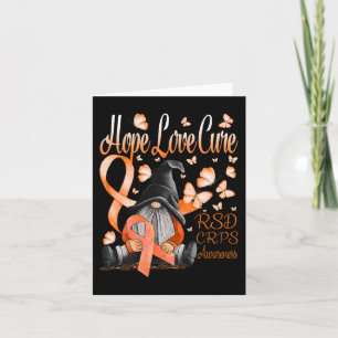 Tarjeta Gnomes RSD CRPS Conciencia Esperanza Amor Cure Fig