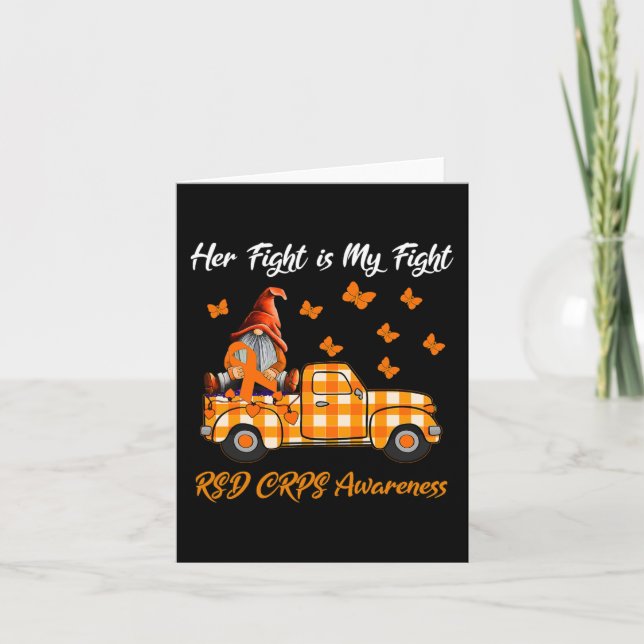 Tarjeta Gnomis su lucha es mi lucha contra RSD CRPS Concie (Anverso)