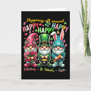 Tarjeta Gnomo de felicidad por todas partes Feliz San Vale