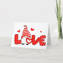 Gnomo del día de San Valentín